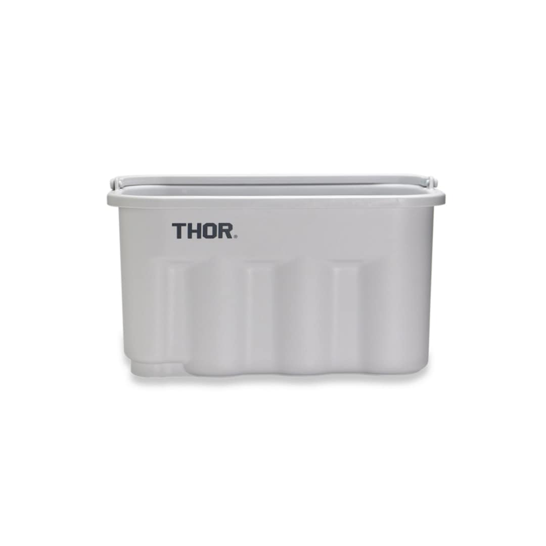 THOR クアッドレイトバケツ DC 9.5L "ライトグレー"| 収納も出来るバケツ
