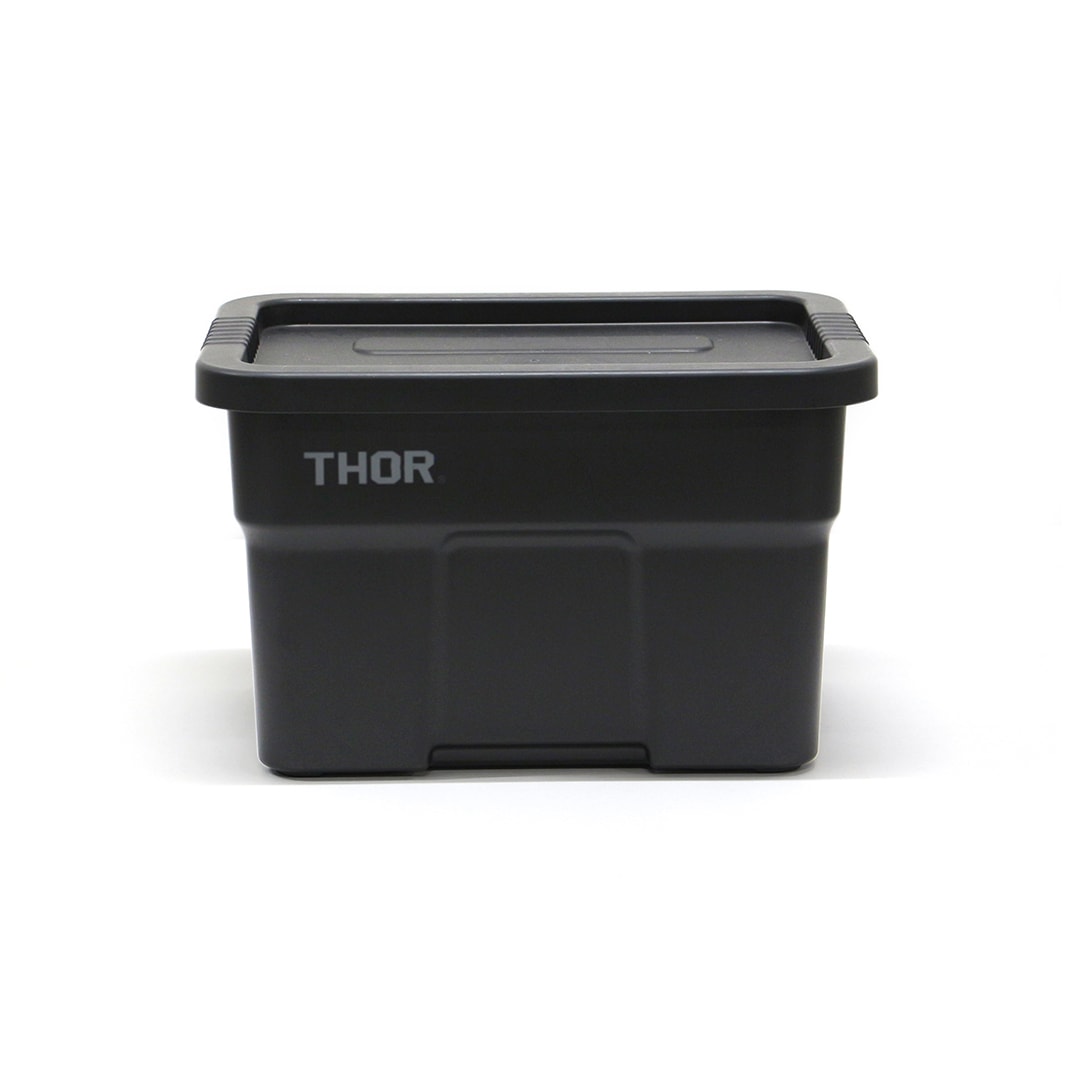 THOR ソー ラージトート ウィズ リッド 22L DC "ブラック" | 収納コンテナボックス