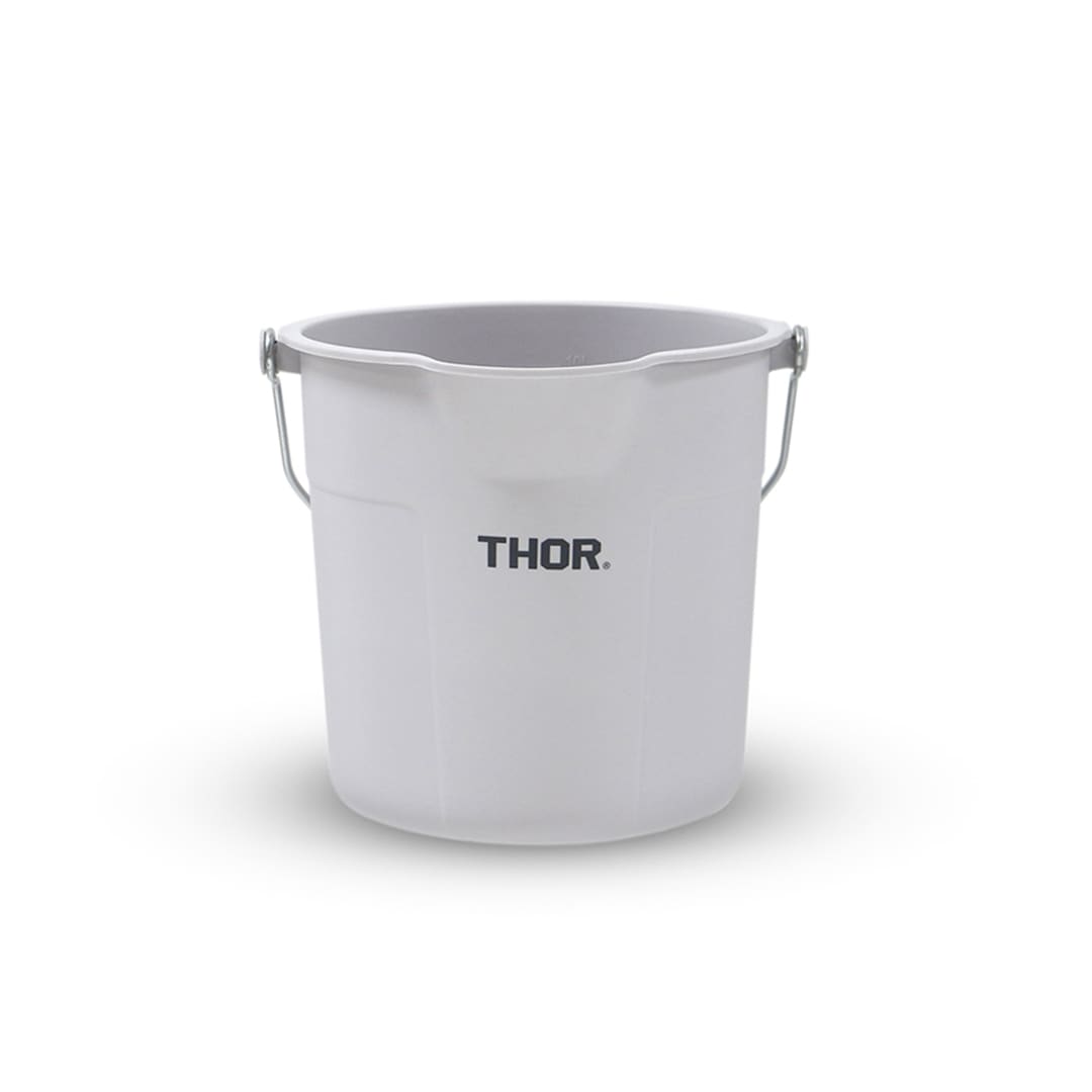 THOR ラウンドバケツ DC 10L "ライトグレー"| 使い勝手のいいバケツ