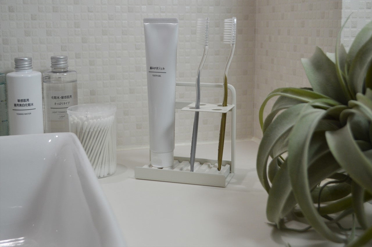 COLLEND コレンド<br>Toothbrush Stand With Dry Tray 歯ブラシスタンド(ドライトレイ付) 歯ブラシ立て ハブラシスタンド ハブラシ立て TS