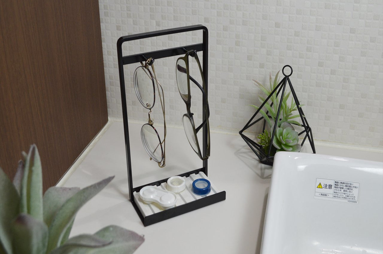 COLLEND コレンド<br>Glasses Stand With Dry Tray メガネスタンド(ドライトレイ付)眼鏡スタンド めがねスタンド メガネ立て 眼鏡立て めがね立て GS