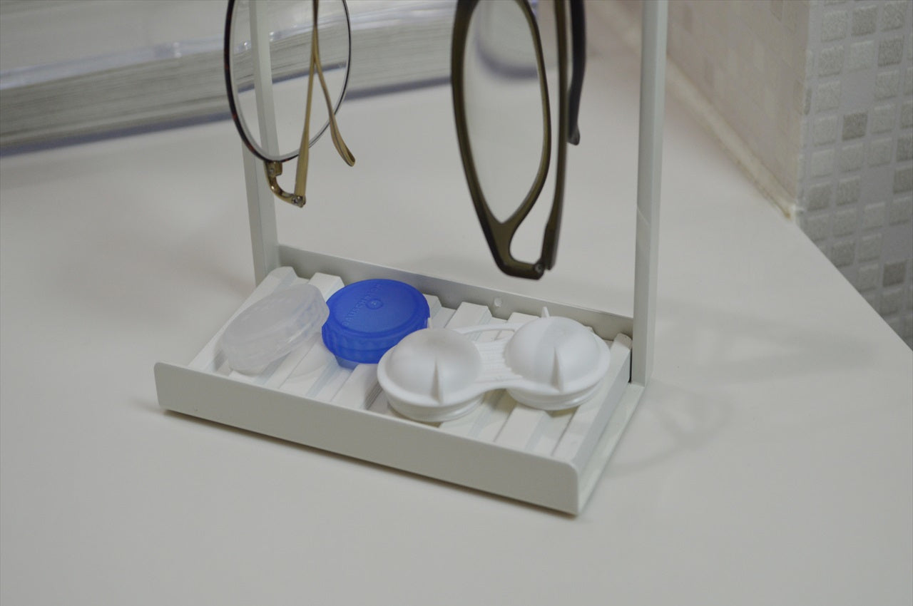 COLLEND コレンド<br>Glasses Stand With Dry Tray メガネスタンド(ドライトレイ付)眼鏡スタンド めがねスタンド メガネ立て 眼鏡立て めがね立て GS