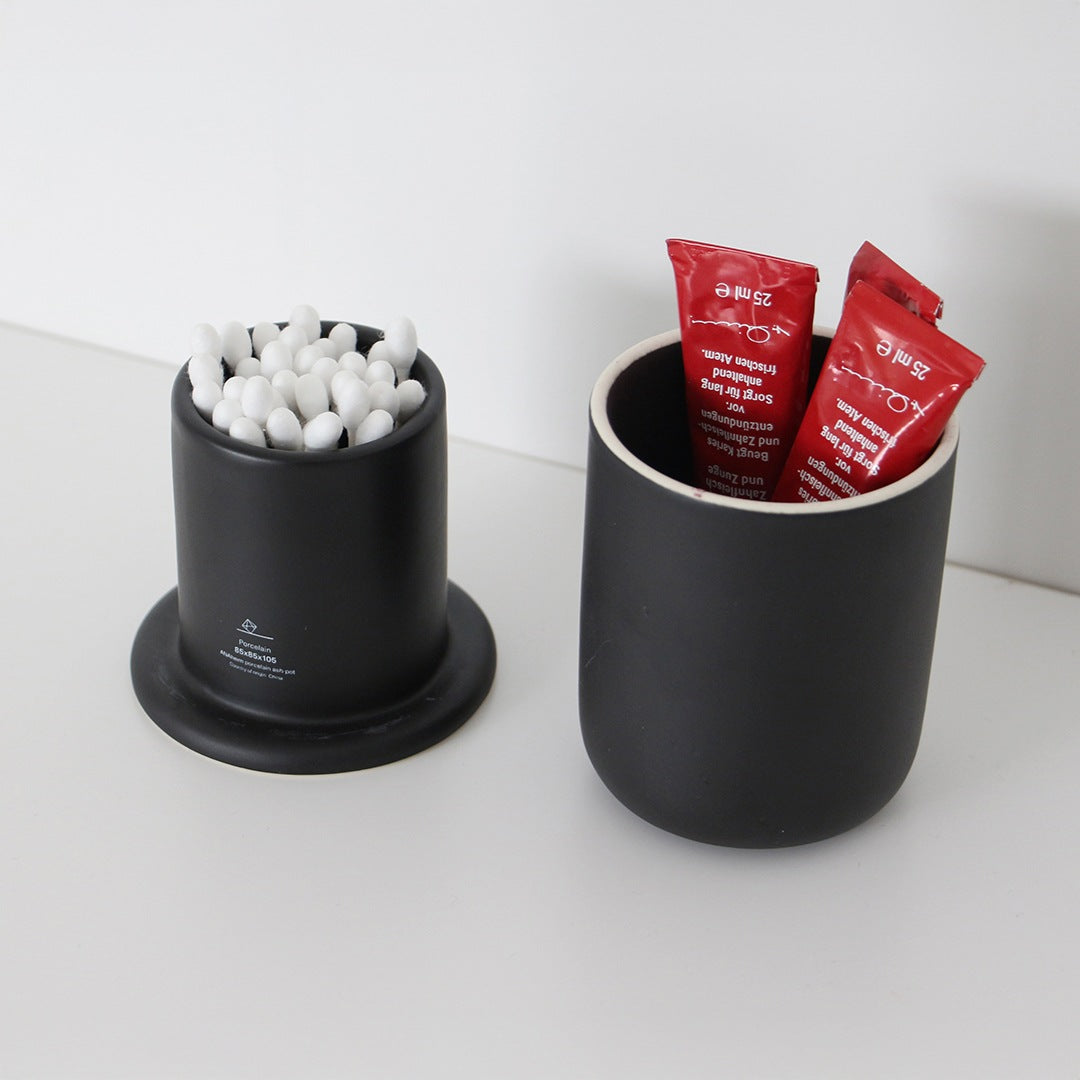 ANAheim Porcelain Ash-Pot "Black"
