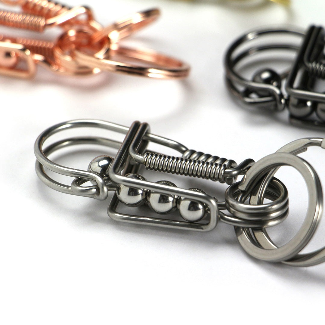 Metal Wire Carabiner "Silver"