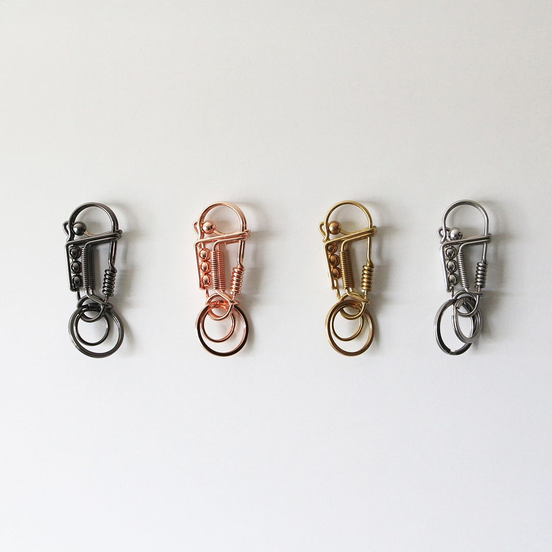 Metal Wire Carabiner "Silver"