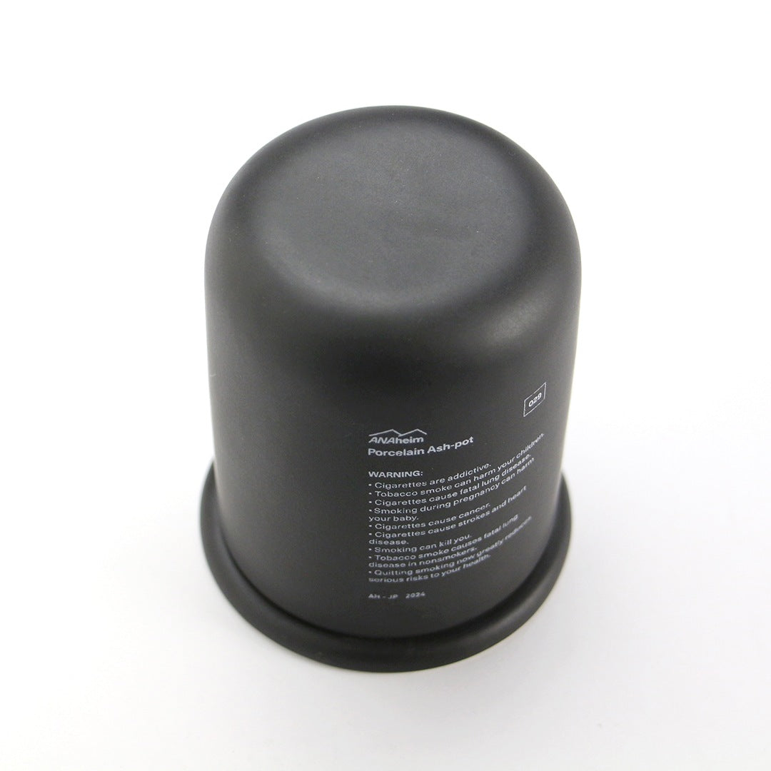ANAheim Porcelain Ash-Pot "Black"