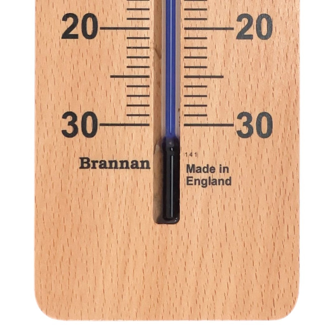 Wood Wall Thermometer 380mm