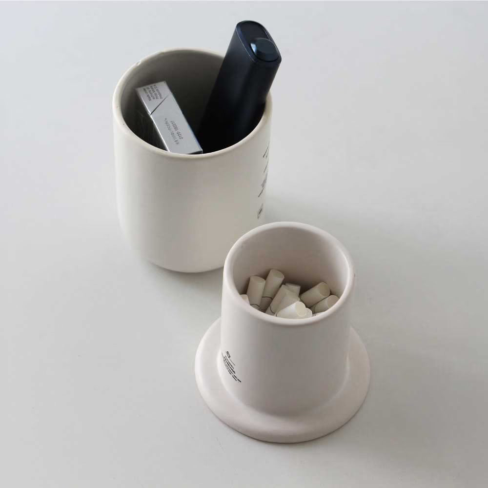 ANAheim Porcelain Ash-Pot "Ivory"