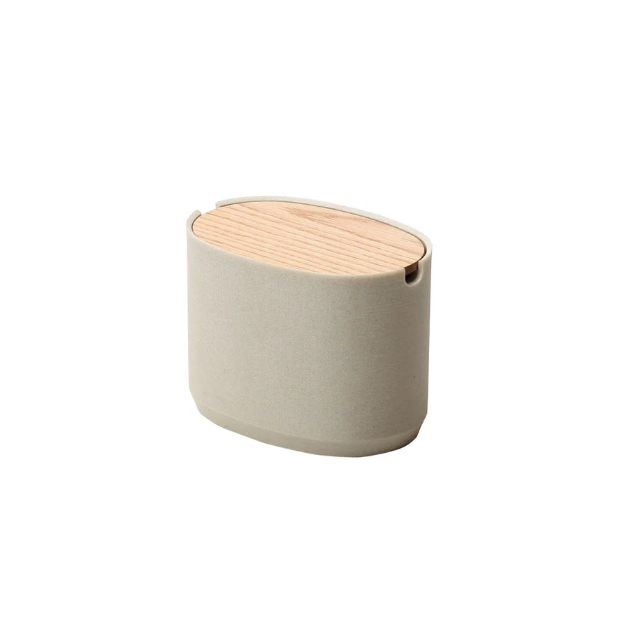 Oval Box S / High　ストーンサンドホワイト